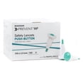 thumbnail image 1 of McKesson Prevent Safety Lancet Fixed Depth Lancet Needle 2.0 mm Depth 25 Gauge Push Button Activated, 16-PBHPSL25G2.0 - Box of 100, 1 of 1