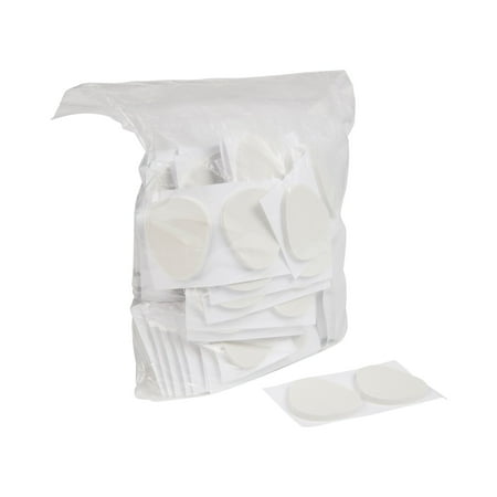 McKesson Protective Foot Pads - Foam, Adhesive, Teardrop-Shaped, White - Size 106-Large, 1/4 in, 100 Ct