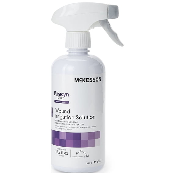 McKesson Puracyn Plus Professional Wound Cleanser 16.9 oz. Spray Bottle