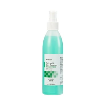 McKesson Rinse-Free Perineal Cleansing and Incontinence Care Skin Cleanser - Herbal Scent, 8 oz