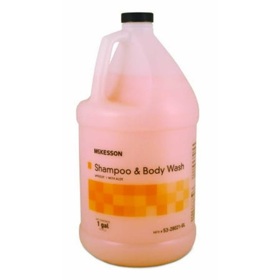 McKesson Shampoo and Body Wash 1 gal. Jug Case of 4 Apricot Scent