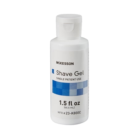 McKesson Shaving Gel with Aloe Vera, Non-Foaming Shave Gel, 1.5 oz, 1 Ct