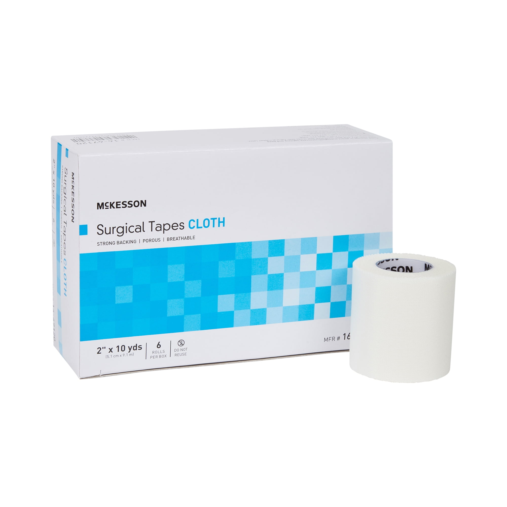 構造医学薄膜テープ2本セット 10㎝×6m 2巻 McKesson Hypoallergenic Silk Cloth Medical Tape for Sensitive Skin
