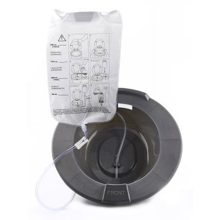 McKesson Sitz Bath Round Graphite Plastic Case of 10