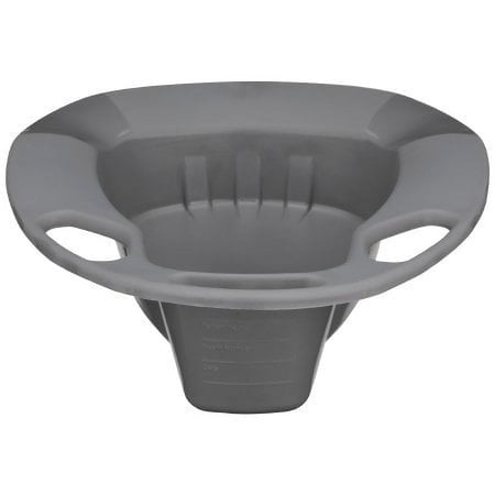 McKesson Stackable Bedpan Graphite 2 Quart / 1893 mL, 3 Pack - 56-80245