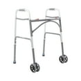 thumbnail image 1 of McKesson Steel Folding Walker, 500 lbs Weight Capacity, Adjustable Height, 2 Ct, 1 of 9