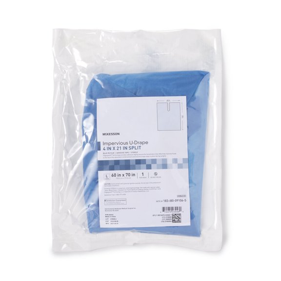 McKesson Orthopedic Drape Blue 60 W X 70 L Inch 183-I80-09106-S 30 per Case