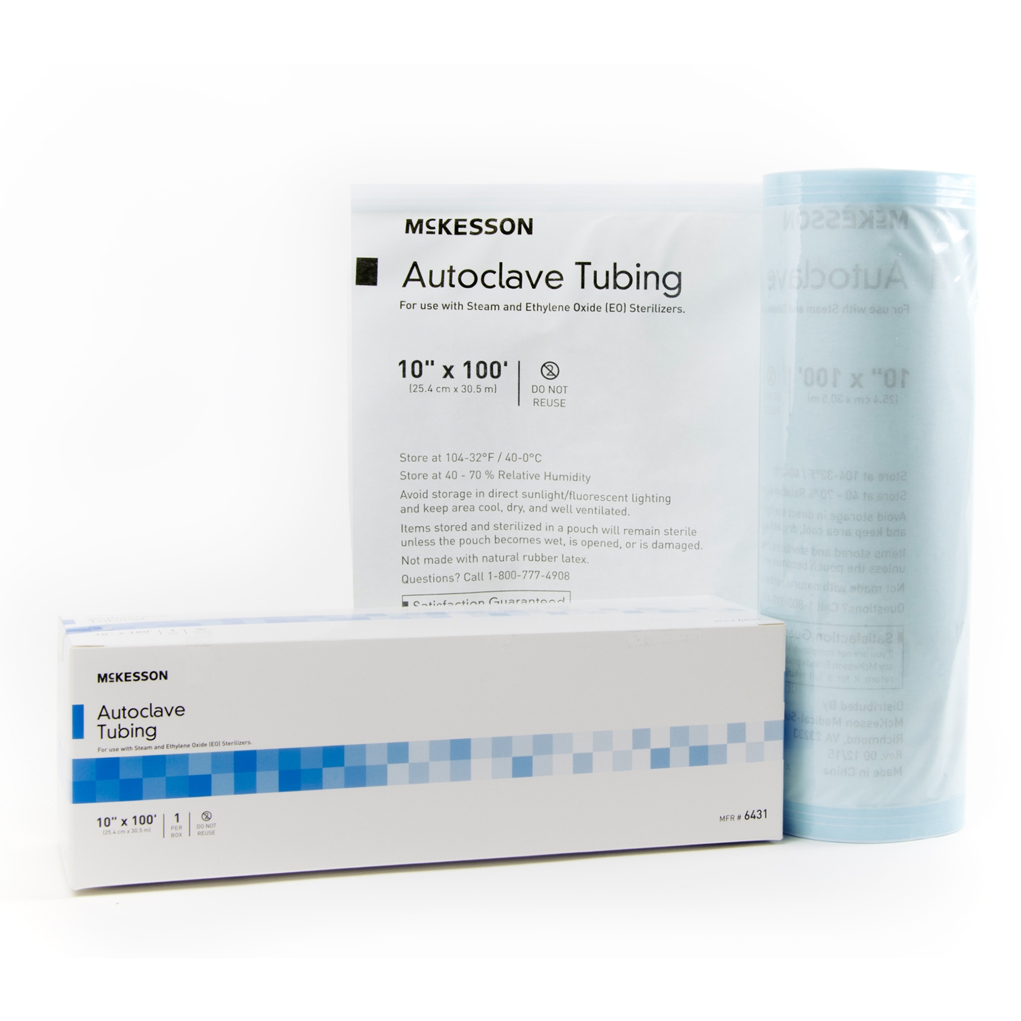 McKesson Sterilization Tubing For Steam and Ethylene Oxide (EO) Sterilizers 6431