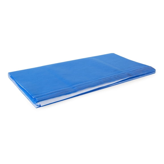 McKesson Sterilization Wrap Dual Layer White Blue 24 x 24" 120 Ct