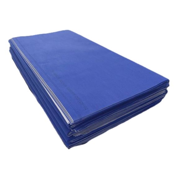 McKesson Sterilization Wrap Dual Layer White Blue 24 x 24" 60 Ct