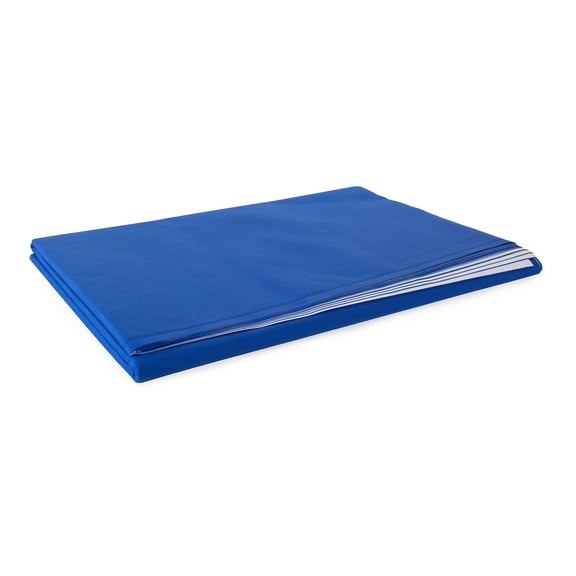 McKesson Sterilization Wrap Dual Layer White Blue 48 X 48 Inch 24 Ct