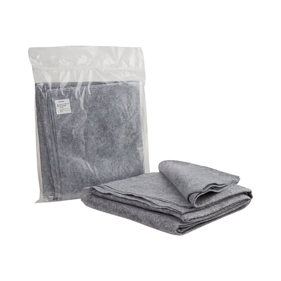 McKesson Stretcher Blanket - Gray Polyester, 40 in x 80 in, 1 count