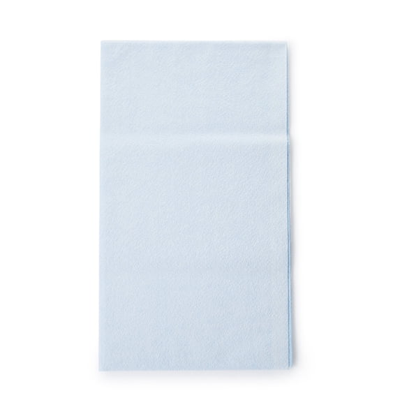 McKesson Stretcher Sheets - Medical Equipment Drape, Tear-Resistant Tissue/Poly Film - Blue, 72 in x 40 in, 50 Ct