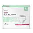 thumbnail image 1 of McKesson Super Underwear, Incontinence, Moderate Absorbency, Large, 18 Ct, 1 of 10
