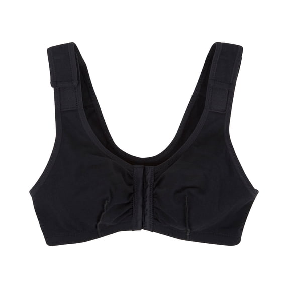 McKesson Surgical Bras, Light Compression Post-Surgical Bra - Black, 32 B/C/D, 1 Ct