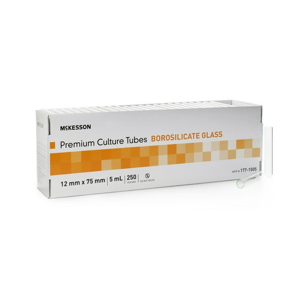 McKesson Test Tube Round Bottom 177-1505 1000 Count