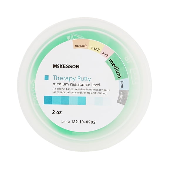 McKesson Therapy Putty for Grip Strength - Green, Medium Resistance, 2 oz, 1 Ct
