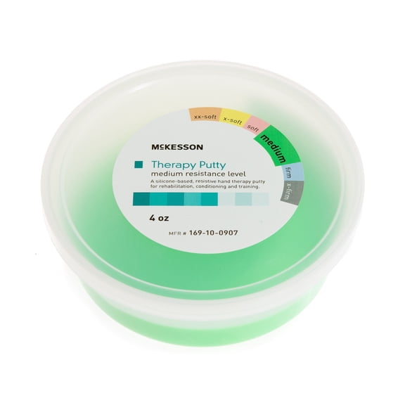 McKesson Therapy Putty for Grip Strength - Green, Medium Resistance, 4 oz, 1 Ct
