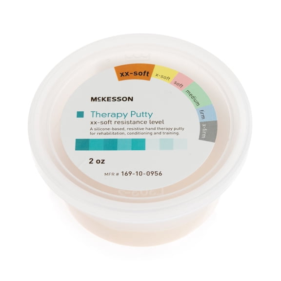 McKesson Therapy Putty for Grip Strength - Tan, 2X-Soft Resistance, 2 oz, 1 Ct