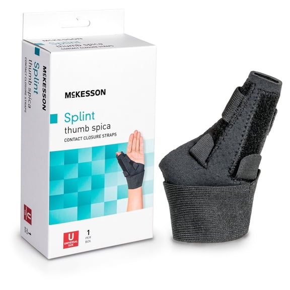 McKesson Thumb Spica Splint, Universal Size - Fits Right or Left Hand, 1 Ct