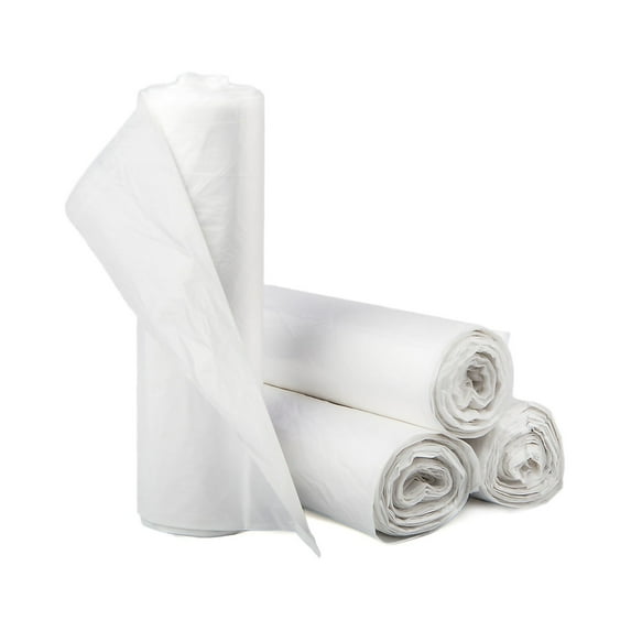 McKesson Trash Can Liners, Extra Heavy Duty - Clear, 45 gal, 40 in x 48 in, 6250 Ct