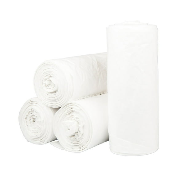 McKesson Trash Can Liners, Extra Heavy Duty - White, 30 gal, 30 in x 36 in, 200 Ct