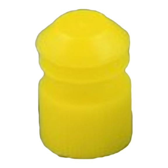 McKesson Tube Closure Flanged Plug Cap Yellow Polyethylene 177-118240Y 1000 per Bag