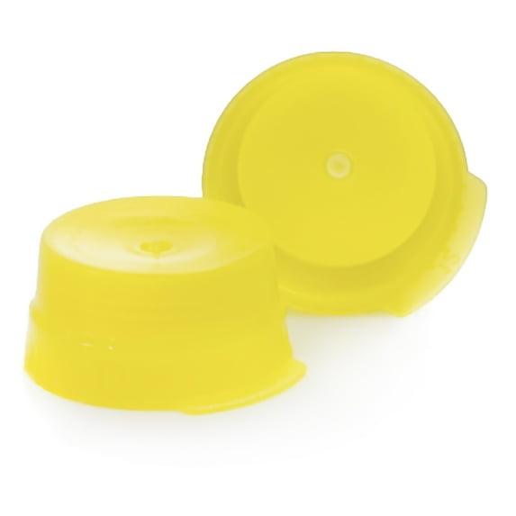 McKesson Tube Closure Single Thumb Tab Yellow Polyethylene 177-113148Y 1000 per Bag