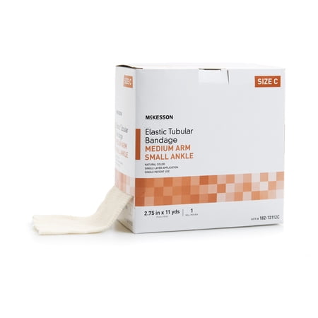 McKesson Tubular Elastic Compression Bandage - 2.75 in x 11 yd, Size C, 1 Count, 1 Pack