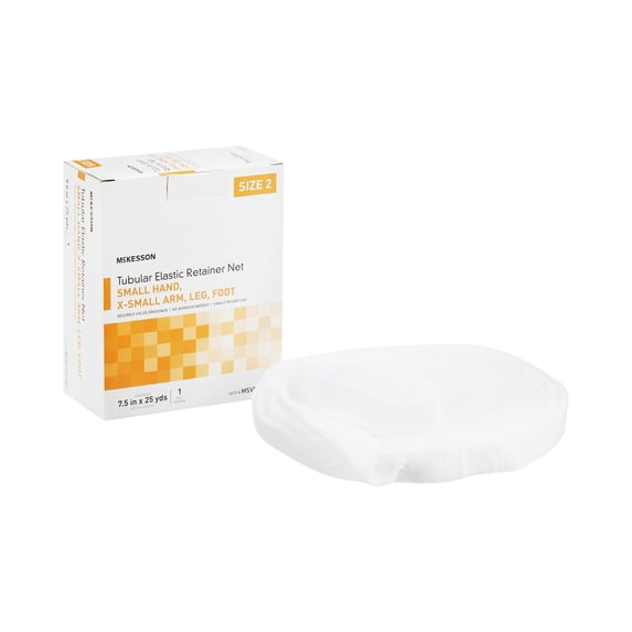 McKesson Tubular Elastic Retainer Net - 7.5 in x 25 yd, Size 2, 1 Count, 1 Pack