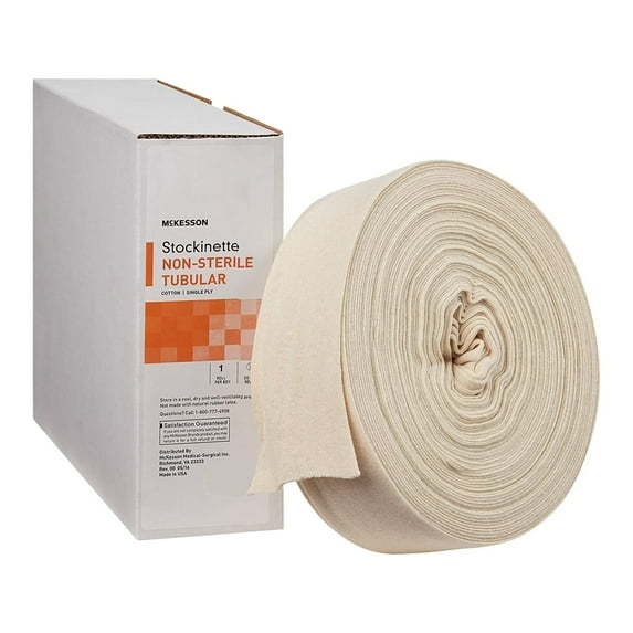 McKesson Tubular Stockinette - Cotton Wrap, Non-Sterile - 8 in x 25 yd, 1 Count, 1 Pack