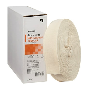 McKesson Tubular Stockinette - Medical, Non-Sterile Cotton Wrap, 2 in x 25 yd, 1 Count, 1 Pack