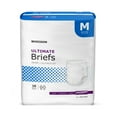 thumbnail image 1 of McKesson Ultimate Briefs, Incontinence, Adult Unisex, Maximum Absorbency, Medium, 16 Count, 6 Packs, 96 Total, 1 of 6