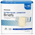 thumbnail image 1 of McKesson Ultra Plus Stretch Adult Comfort Fit Absorbent Incontinence Underwear, Large/X-Large, Heavy Absorbency, 80 Count, 1 of 8