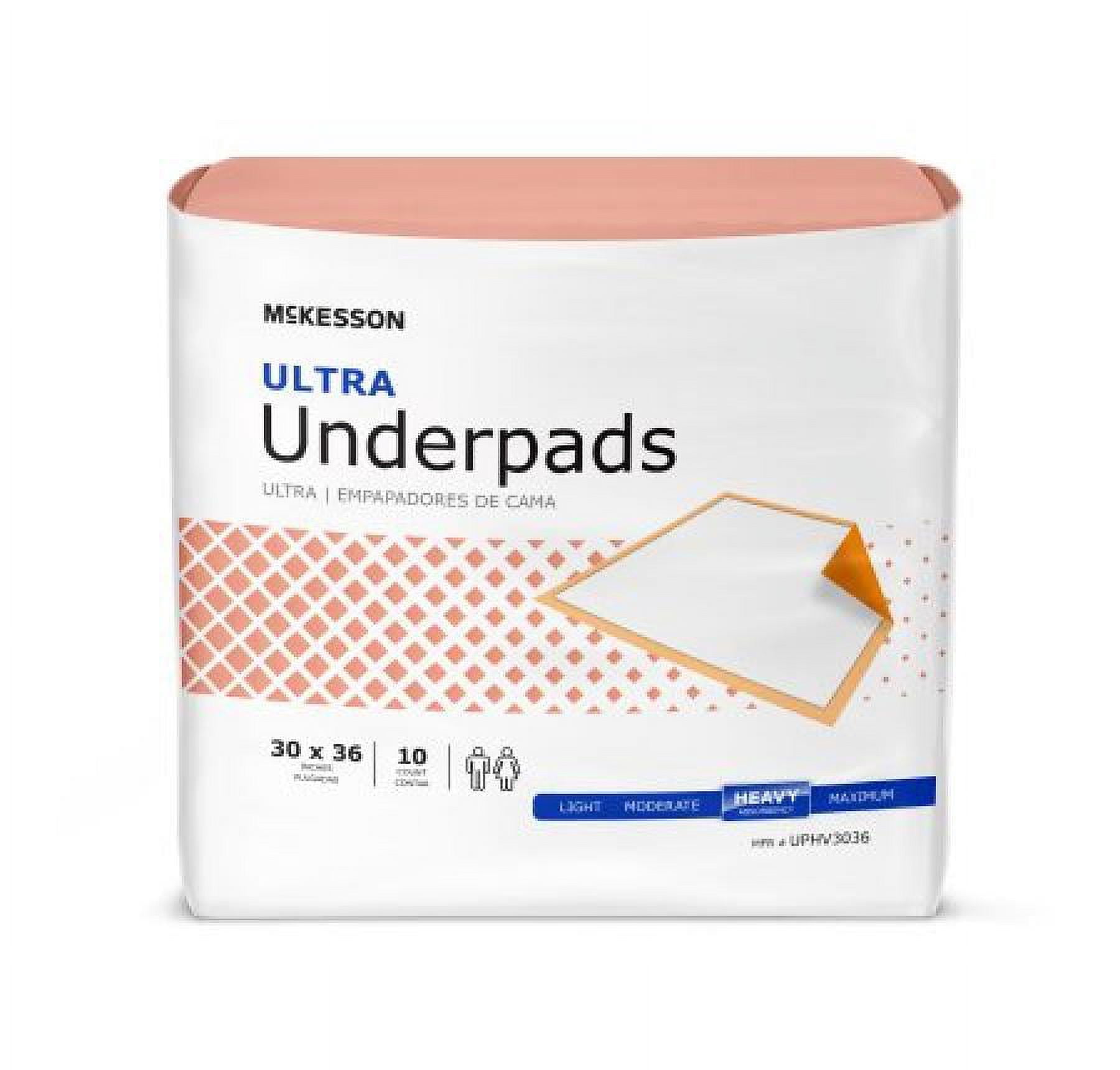 McKesson Ultra Underpads 30 X 36 Inch, 100 Count
