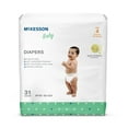 thumbnail image 1 of McKesson Unisex Breathable Overnight Baby Diapers, 12-Hour Absorption, Size 4 - 22 to 37 lbs, 31 Count, 4 Packs, 124 Total, 1 of 11