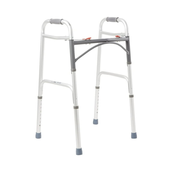 McKesson Walker for Seniors, Folding Mobility Aid, 350 lbs Capacity, 1 Ct