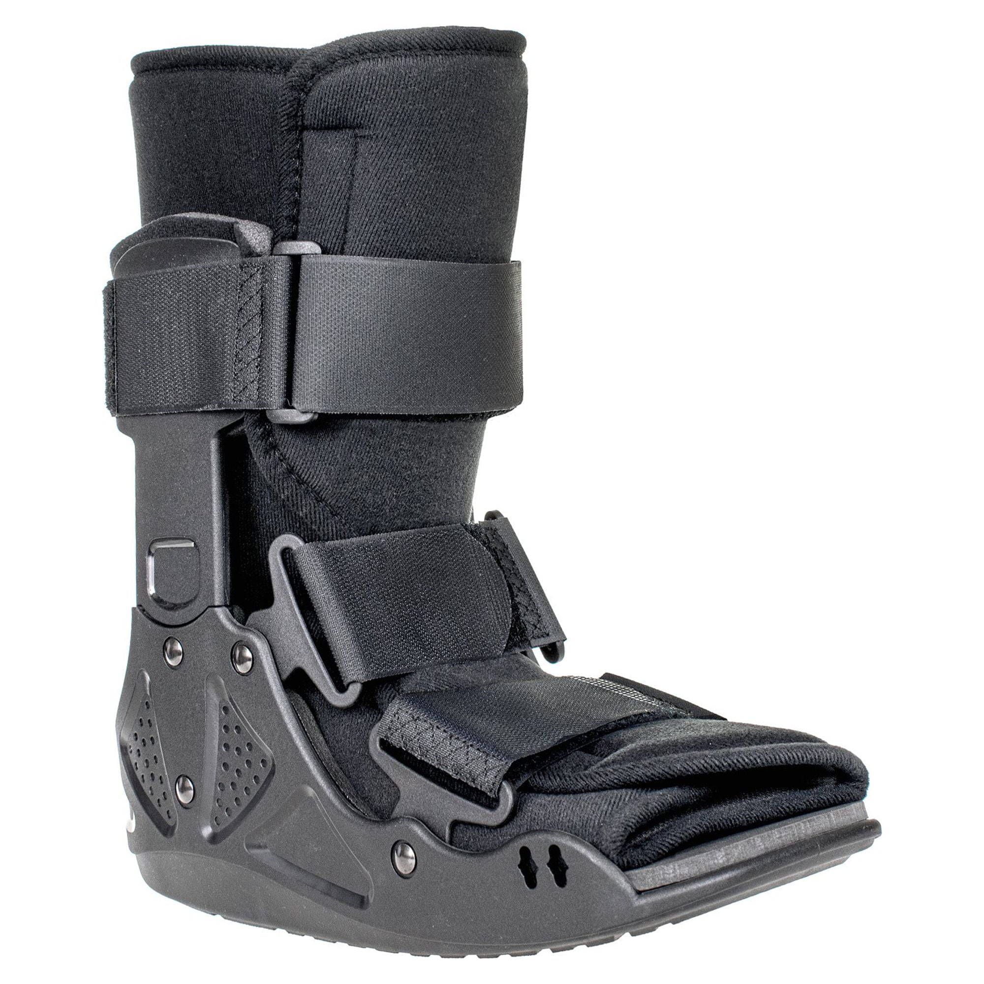 Small Black Low-Top Orthopedic Walker Boot for Ankle and Foot