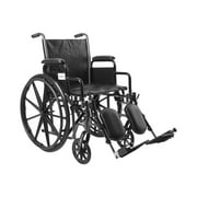 McKesson Wheelchair, Swing-Away Elevating Legrests, Detachable Arms - 18 in, 1 Ct