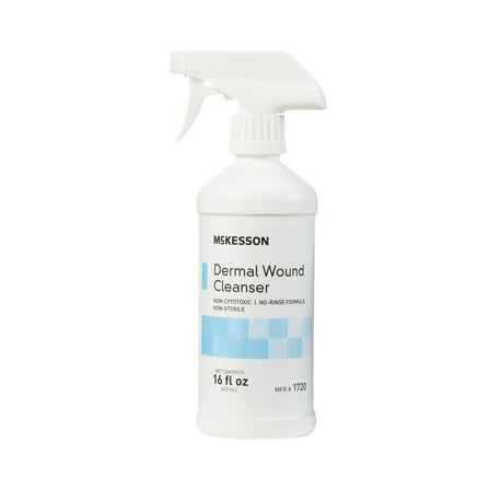 McKesson Wound Cleaner, No-Rinse Cleanser Spray Bottle, 16 oz., 1 Ct