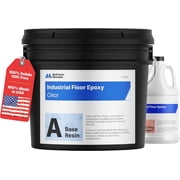 McKinnon Garage Floor and Concrete Epoxy Coating Kit 20 Gallon, 100 Percent Solids, Zero VOC, Durable High Gloss Finish for Commercial and Industrial Floors
