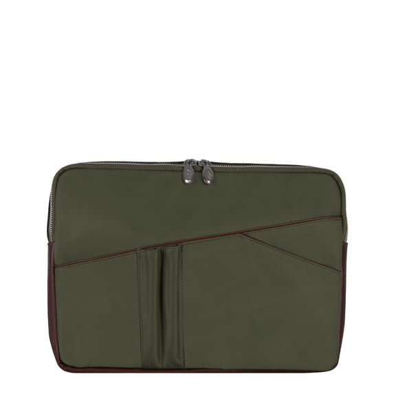 Laptop Sleeve, Nylon, 14" in, Green - Crescent | McKlein - 18331