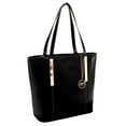 thumbnail image 1 of McKlein CRISTINA, Ladies' Tote with Tablet Pocket, Top Grain Cowhide Leather, Black (97545), 1 of 4