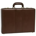 thumbnail image 1 of McKlein Daley Leather Attache Case - Brown, 1 of 3