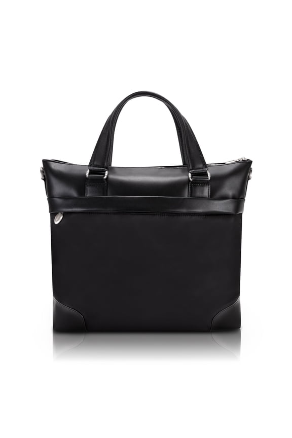 N Series | EASTWARD | 17" Nylon Slim Laptop Briefcase - Black
