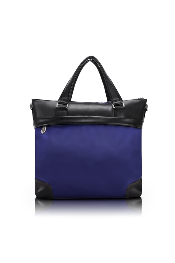 N Series | EASTWARD | 17" Nylon Slim Laptop Briefcase - Navy