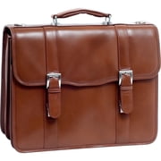FLOURNOY | 15  Leather Double-Compartment Laptop Briefcase