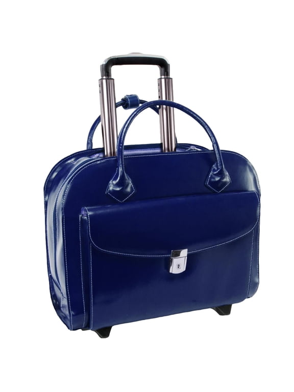 GRANVILLE | 15” Leather Wheeled Laptop Briefcase