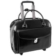 thumbnail image 1 of GRANVILLE | 15” Leather Wheeled Laptop Briefcase, 1 of 5