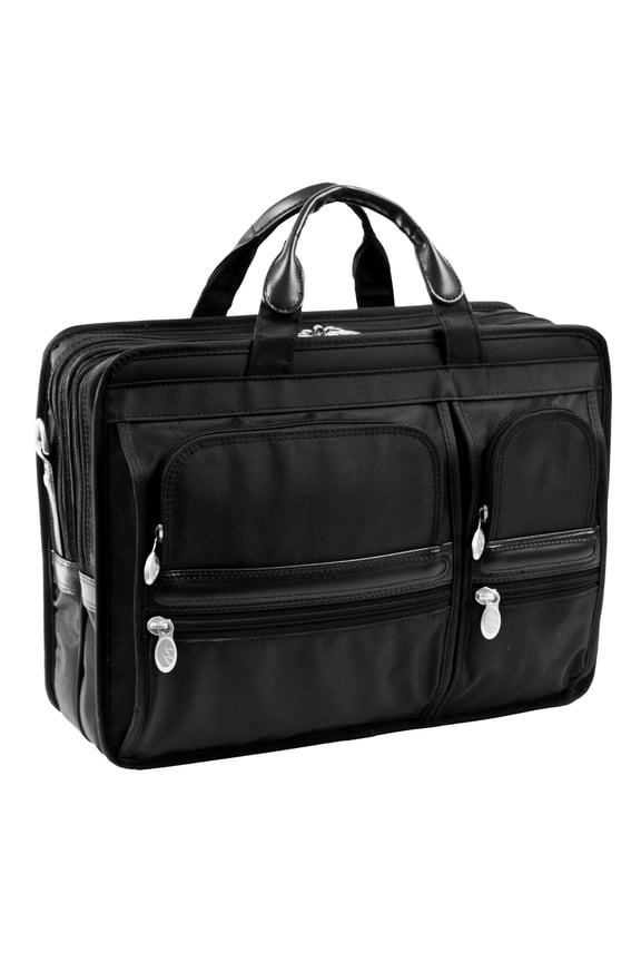 HUBBARD | 15” Nylon Dual-Compartment Laptop Briefcase